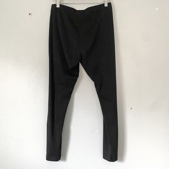 J Jill Leggings Size Medium Black Ankle Stretch Minimalist - Picture 2 of 7
